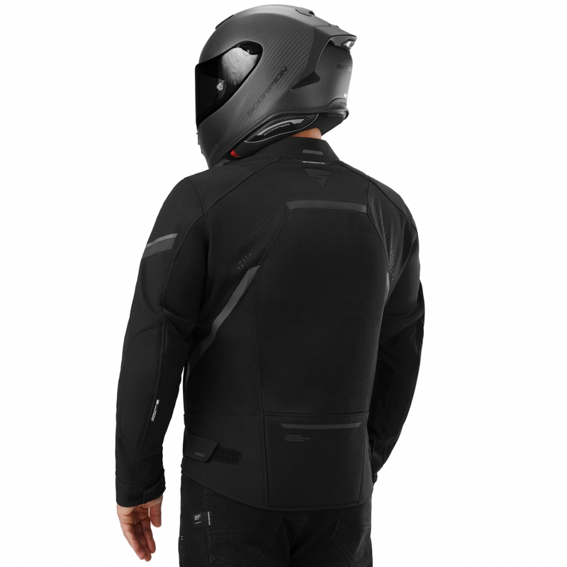 Shima Rush 3.0 Air motociklo striukė, juoda