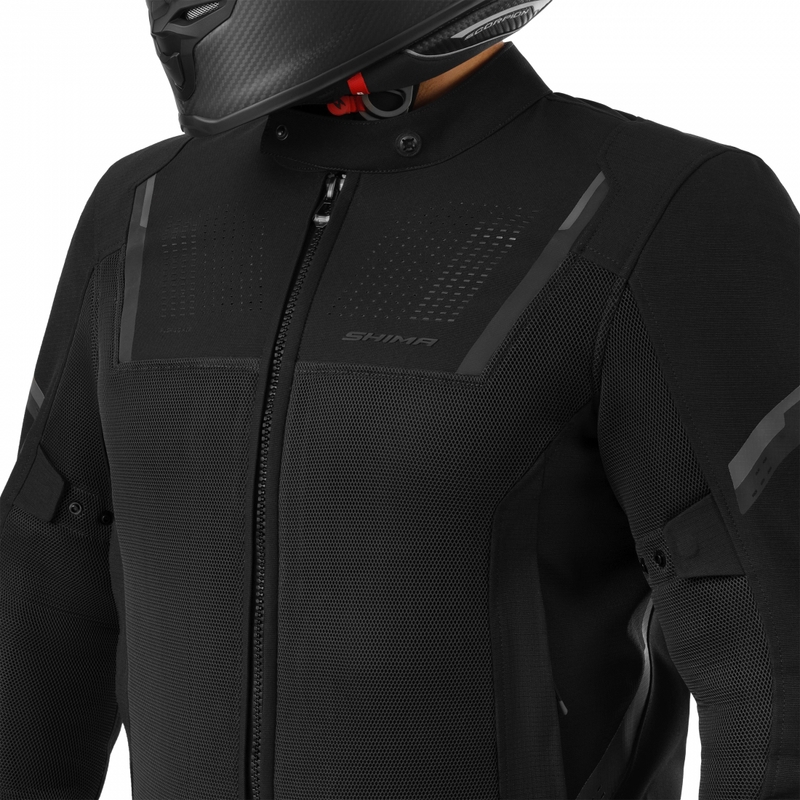 Shima Rush 3.0 Air motociklo striukė, juoda