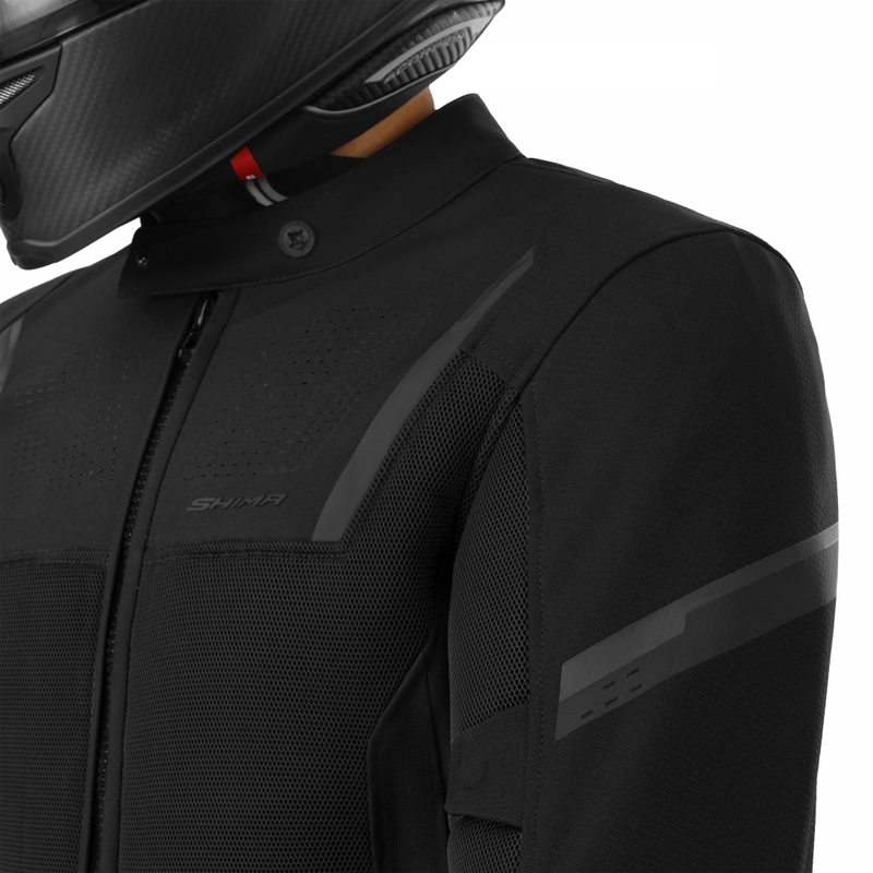 Shima Rush 3.0 Air motociklo striukė, juoda