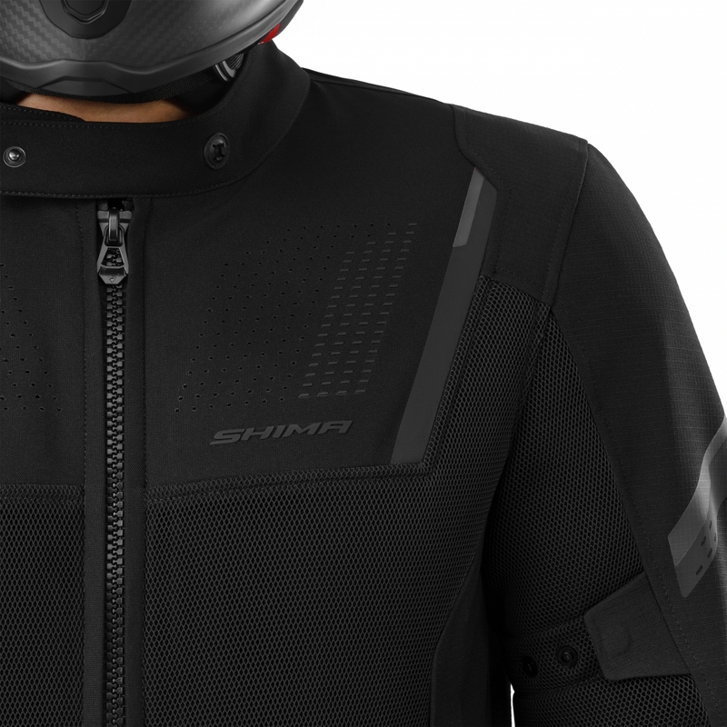 Shima Rush 3.0 Air motociklo striukė, juoda