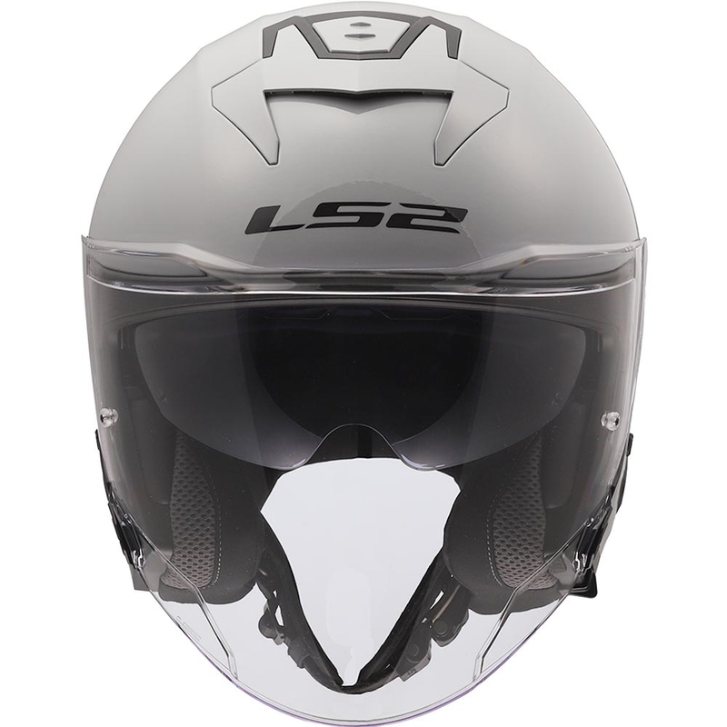 Atviras motociklo šalmas LS2 OF618 Verso II Solid nardo pilkas