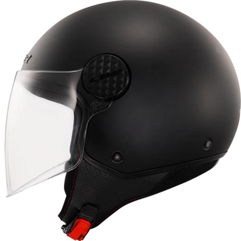 Atviras motociklo šalmas LS2 OF558 Sphere Lux II Solid matinė juoda