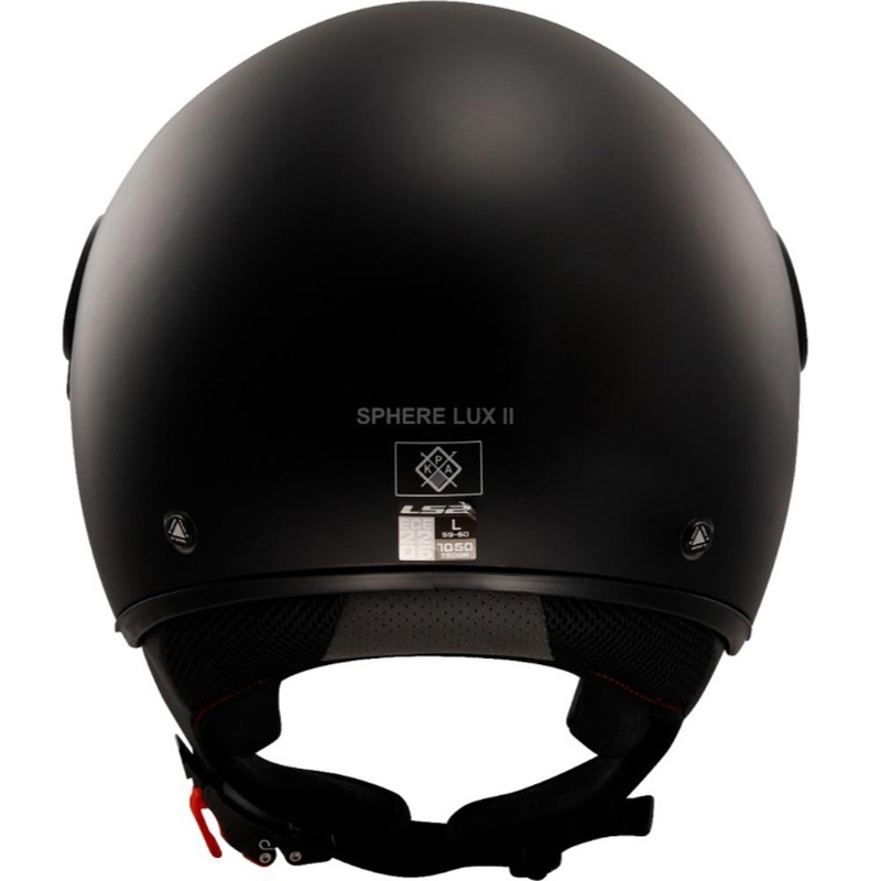 Atviras motociklo šalmas LS2 OF558 Sphere Lux II Solid matinė juoda