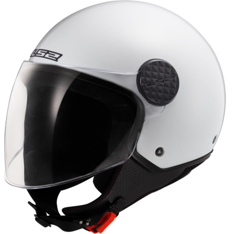 Atviras motociklo šalmas LS2 OF558 Sphere Lux II Solid baltas