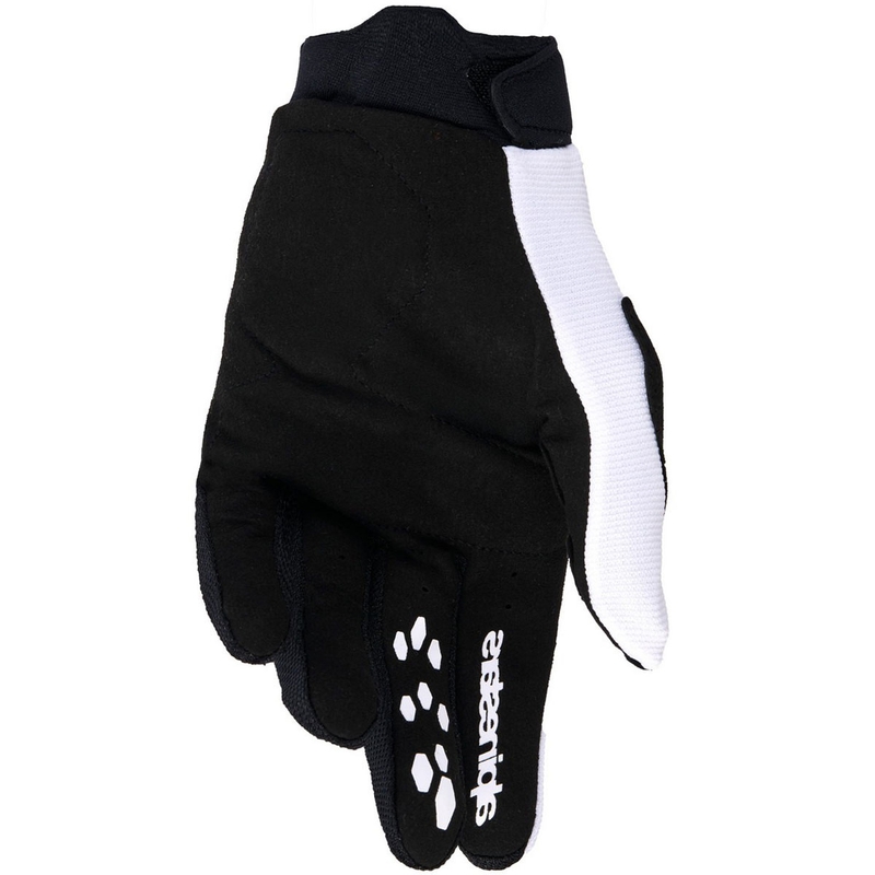 Alpinestars Stella Full Bore V2 moteriškos motokroso pirštinės balta-fluo rožinė-juoda