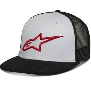 Alpinestars Corp Trucker kepurė balta-juoda-raudona
