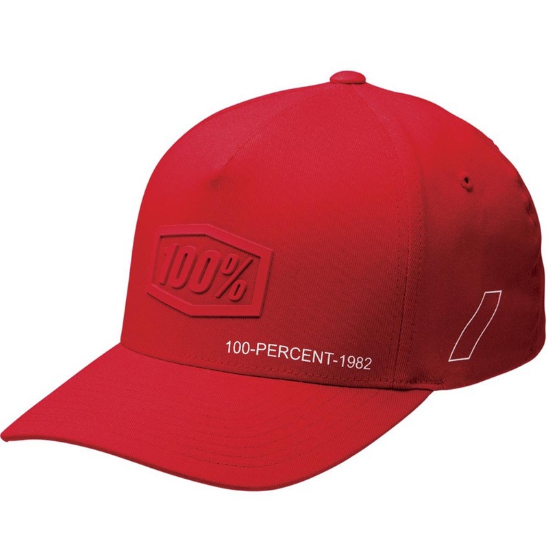 Vaikiška kepurė 100% Shadow Snapback raudona
