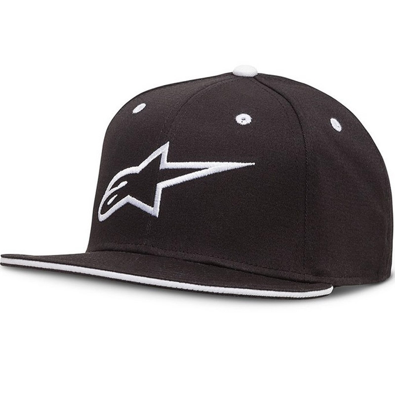 Alpinestars Ageless Flatbill kepurė su snapeliu juodai balta