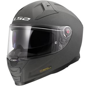 Uždaras motociklo šalmas LS2 FF811 Vector II, pilkas, betono spalvos