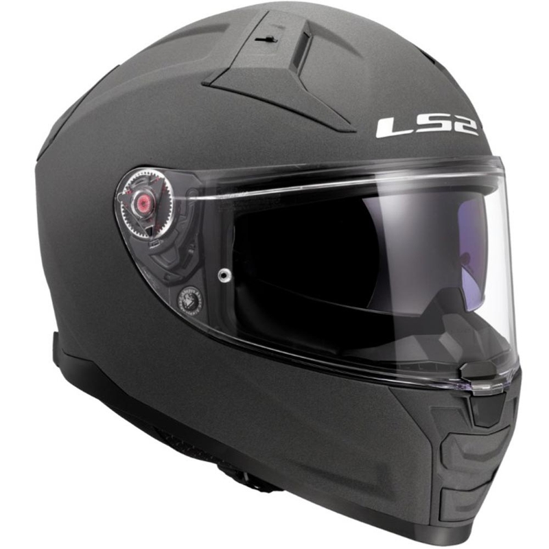Uždaras motociklo šalmas LS2 FF811 Vector II, pilkas, betono spalvos