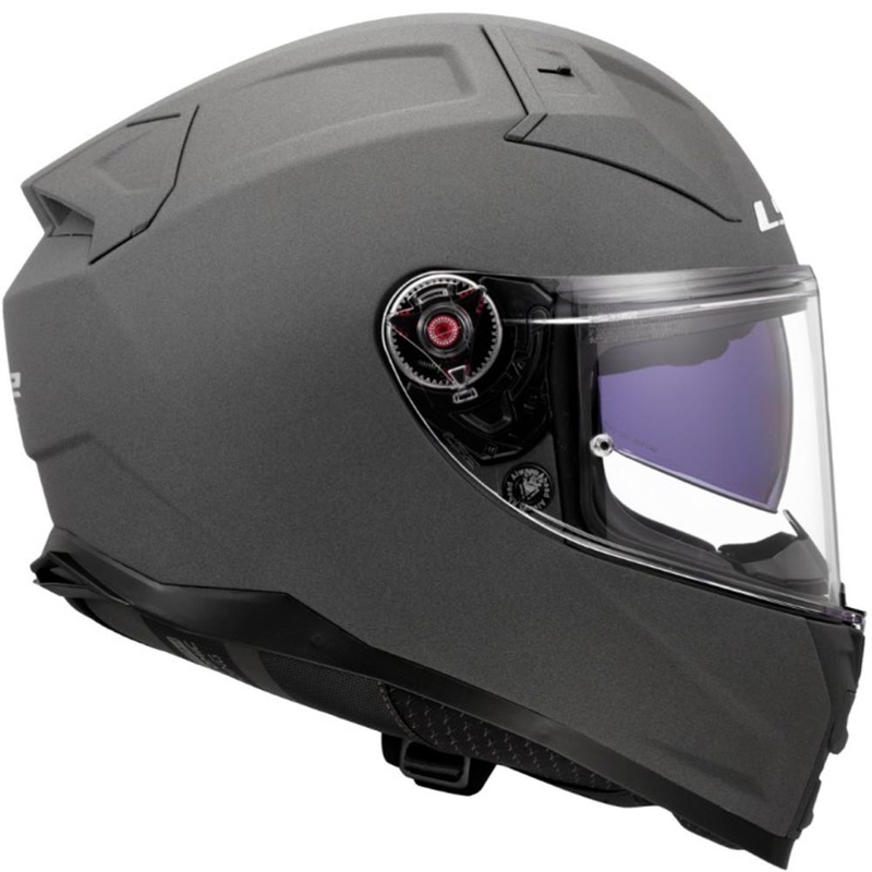 Uždaras motociklo šalmas LS2 FF811 Vector II, pilkas, betono spalvos