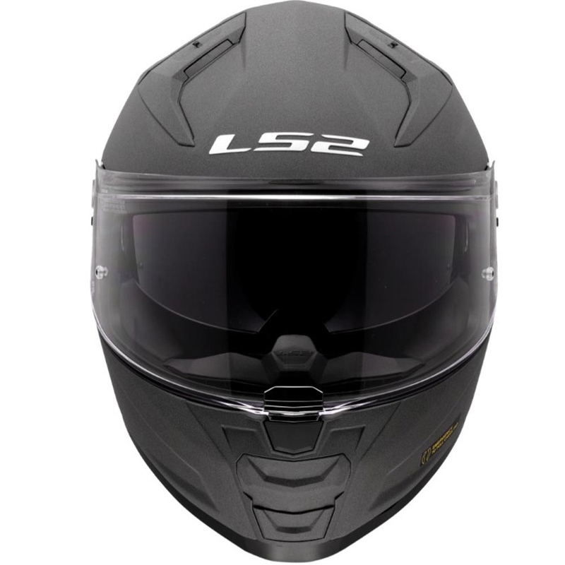 Uždaras motociklo šalmas LS2 FF811 Vector II, pilkas, betono spalvos