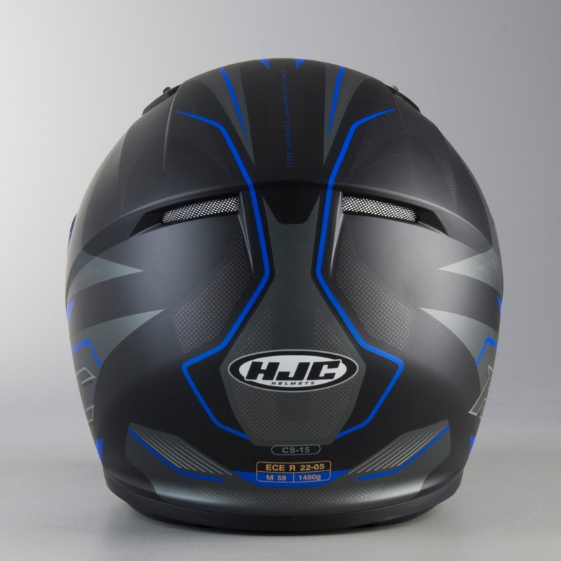 Integrální přilba na motorku HJC CS-15 Trion MC2SF šedo-modrá
