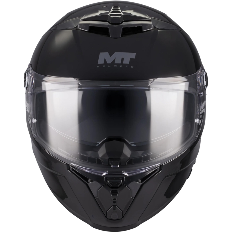 Uždaras motociklo šalmas MT Thunder 4 R Pure A1 juodas