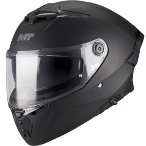 Uždaras motociklo šalmas MT Thunder 4 R Pure A1 matinė juoda