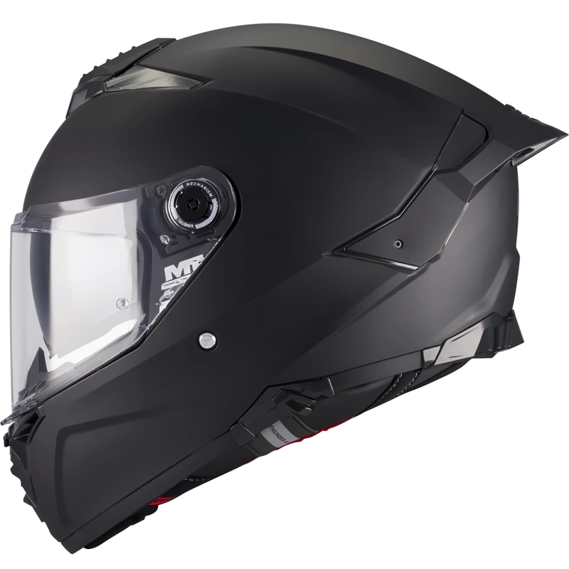 Uždaras motociklo šalmas MT Thunder 4 R Pure A1 matinė juoda