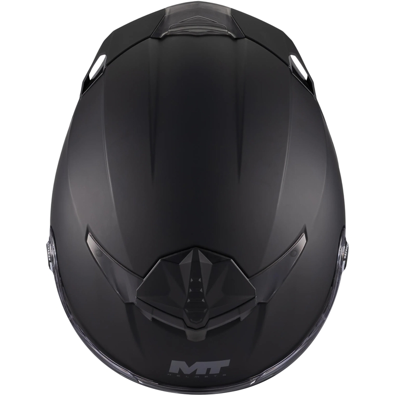 Uždaras motociklo šalmas MT Thunder 4 R Pure A1 matinė juoda