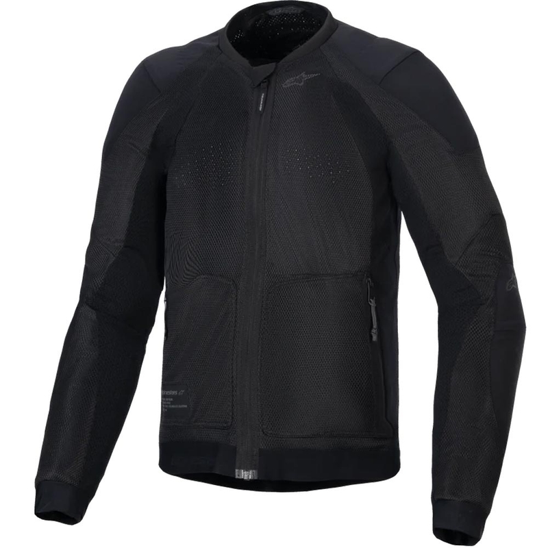 Alpinestars TROOP-AIR PRO juoda motociklininko striukė