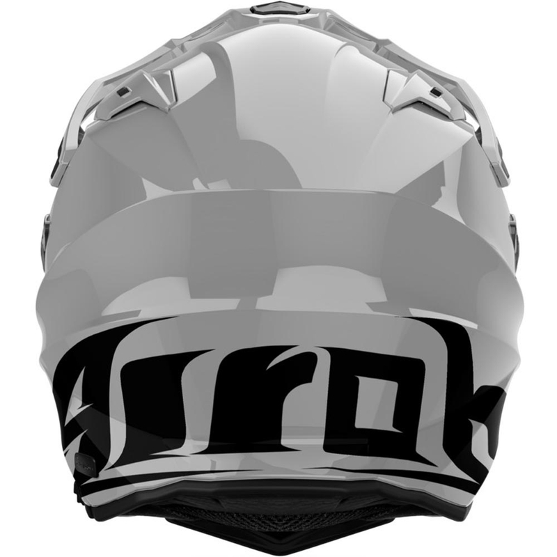 Enduro šalmas "Airoh Commander 2" Blizgios pilkos spalvos