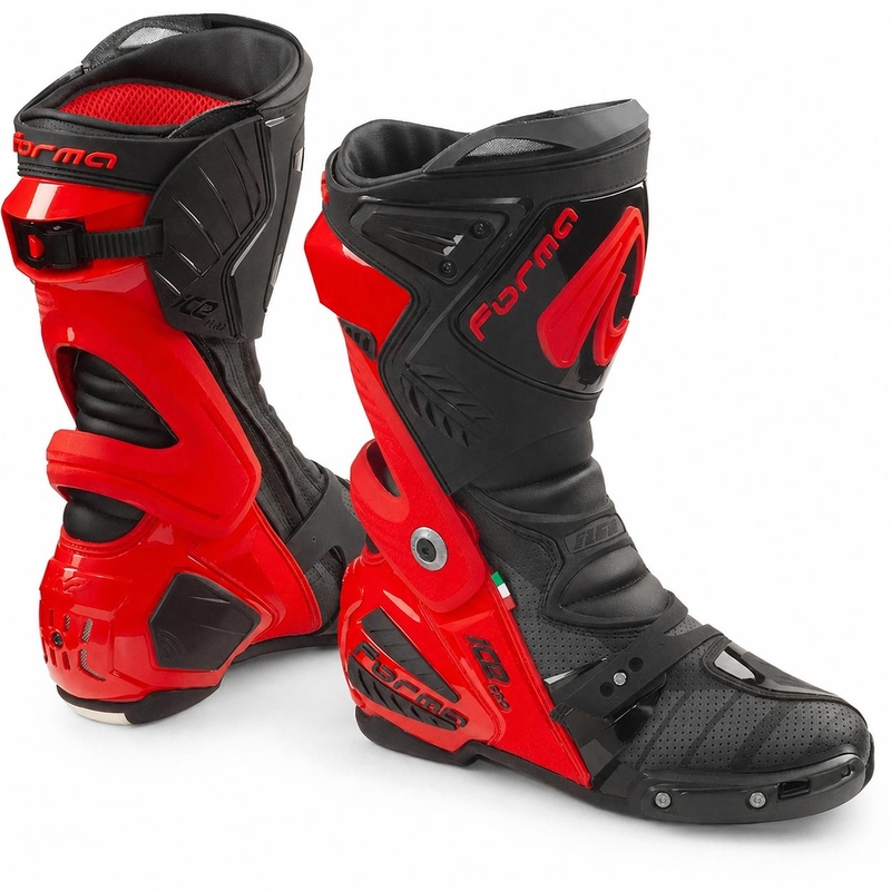 „Forma Ice Pro Flow“ motociklo batai raudoni-juodi