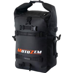 Vandeniui atsparus motociklo krepšys „MotoZem DryBag“, juodas, 27,5 l