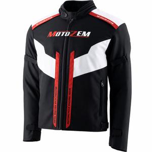 Motozem Team 2 motociklo striukė juoda-balta