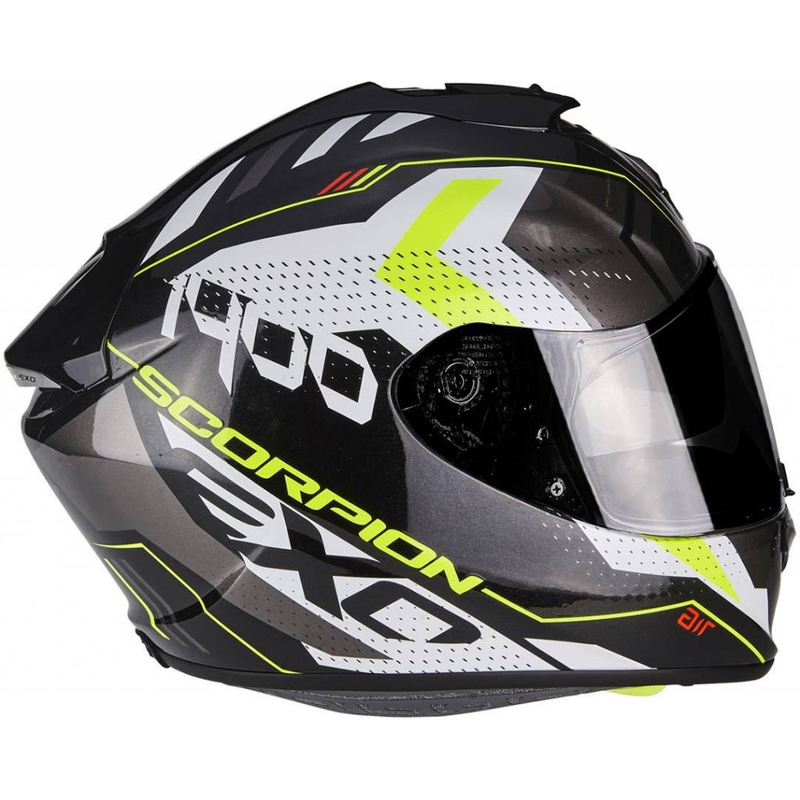 Integrální přilba na motorku Scorpion Exo-1400 Air Trika černo-fluo žlutá výprodej