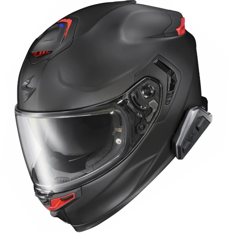 Interkomas Scorpion EXO-COM Link-1 dual tamsiai pilkas