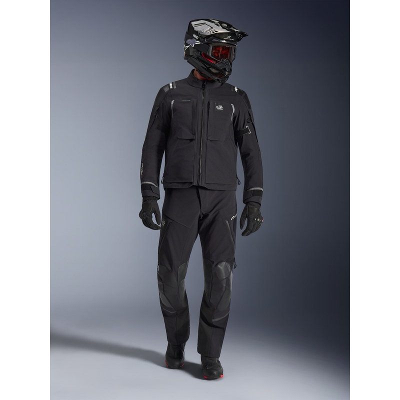 Alpinestars Andes PRO Drystar XF motociklo striukė juoda-tamsiai pilka