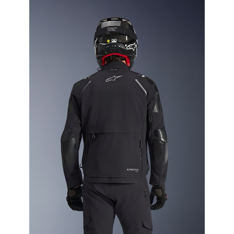 Alpinestars Andes PRO Drystar XF motociklo striukė juoda-tamsiai pilka