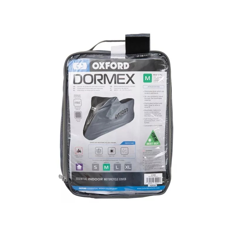 „Oxford Dormex“ motociklo salono uždangalas, juodai pilkas