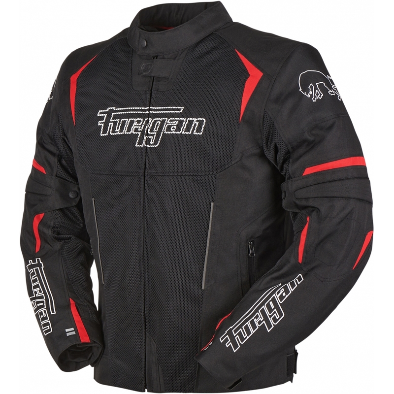 "Furygan Ultra Spark Vented 3 in 1" raudonos ir juodos spalvos motociklininko striukė