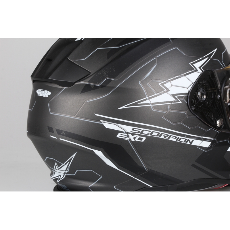 Integrální přilba Scorpion EXO-510 Air Cross černo-šedo-bílá výprodej