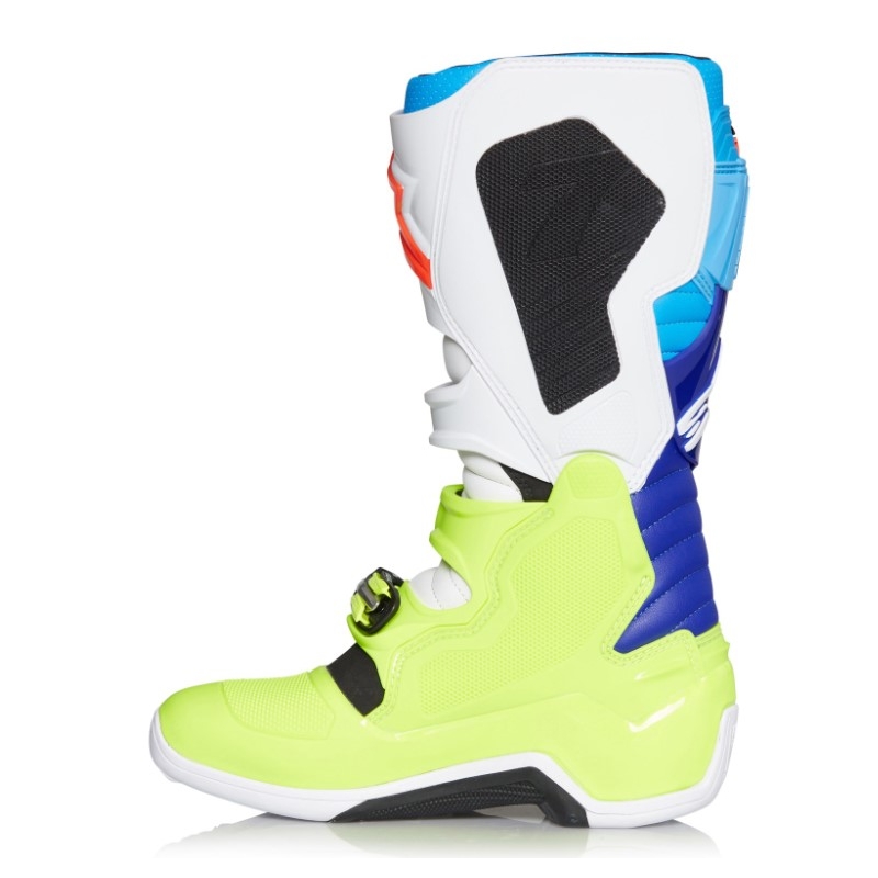 Boty na motorku Alpinestars Tech 7 žluto-bílo-modro-červeno-černé