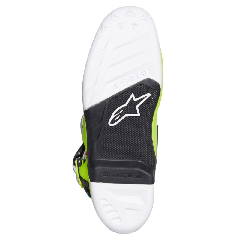 Boty na motorku Alpinestars Tech 7 žluto-bílo-modro-červeno-černé