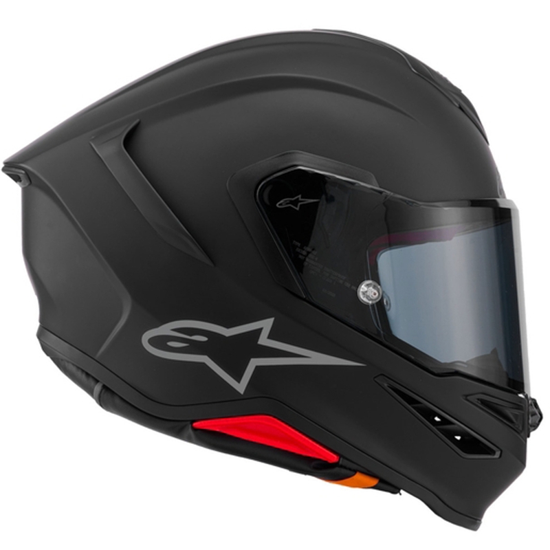 Alpinestars S-R7 Solid uždaras motociklo šalmas, matinės juodos spalvos
