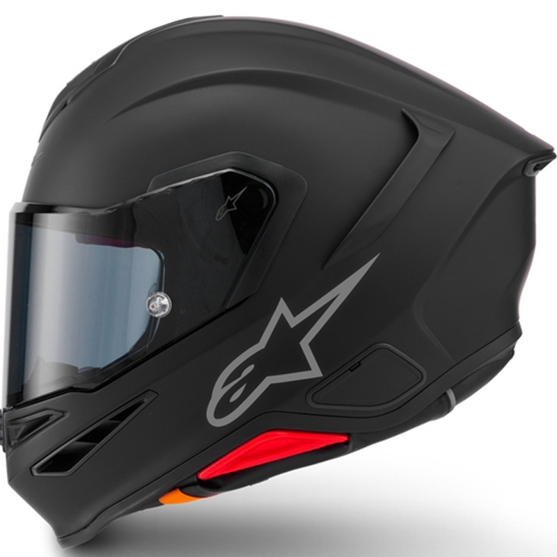 Alpinestars S-R7 Solid uždaras motociklo šalmas, matinės juodos spalvos