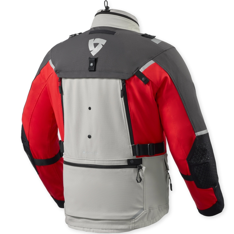 Revit Defender 4 GTX motociklo striukė antracito-raudona