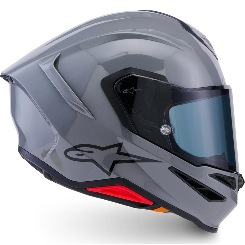 Alpinestars S-R7 Solid uždaras motociklo šalmas pilkas