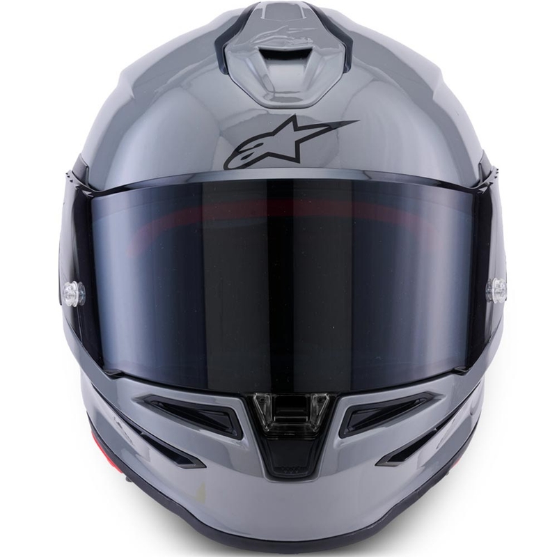 Alpinestars S-R7 Solid uždaras motociklo šalmas pilkas