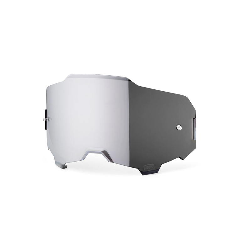 Sidabrinis iridžio stiklas akiniams 100% ARMEGA