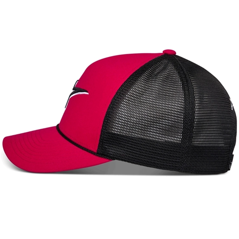 Alpinestars Ageless Shadow Trucker kepurė raudona-juoda