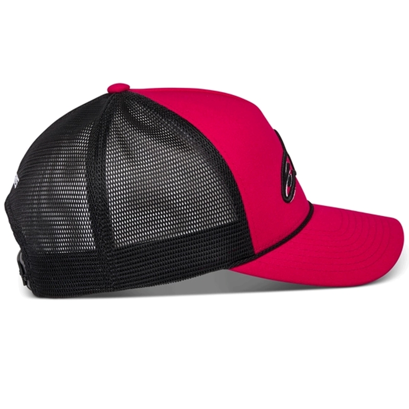Alpinestars Ageless Shadow Trucker kepurė raudona-juoda