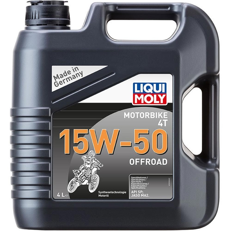 Sintetinė variklio alyva LIQUI MOLY Motorbike 4T 15W50 Offroad 4 l