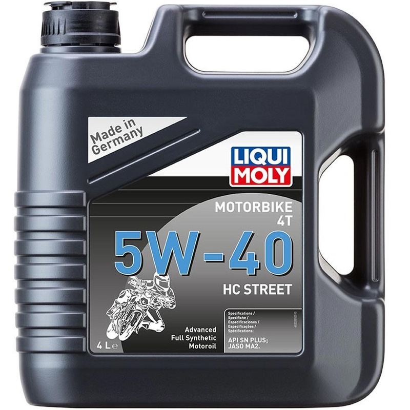 Sintetinė variklio alyva LIQUI MOLY Motorbike 4T 5W40 HC Street 4 l