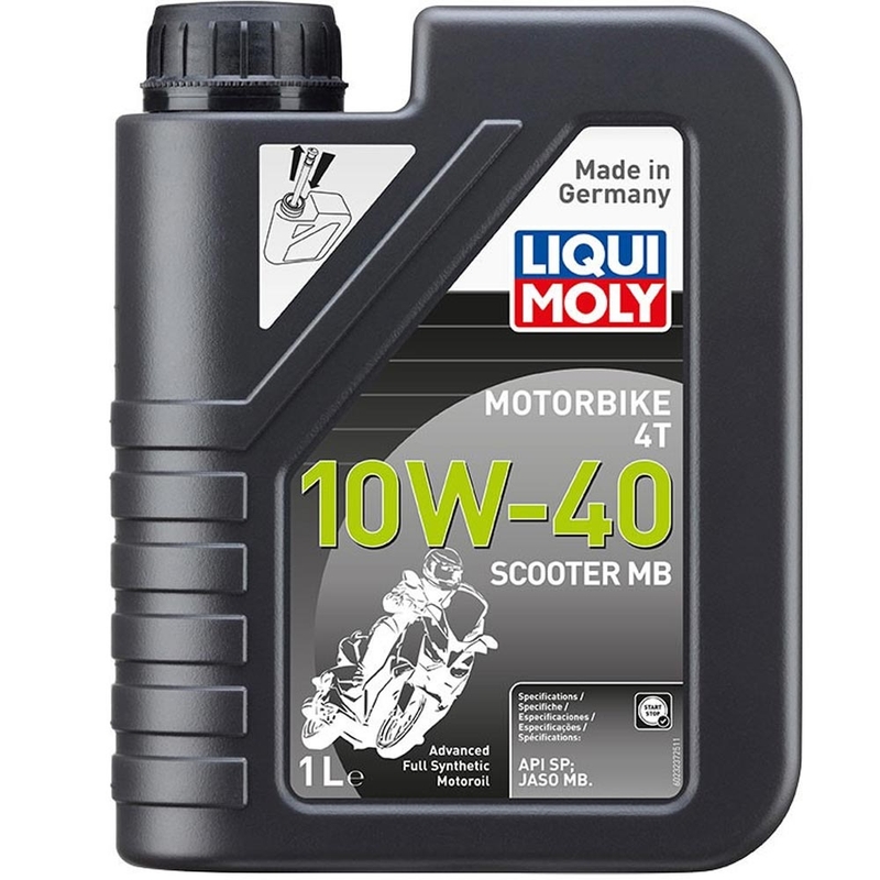 Sintetinė variklio alyva LIQUI MOLY Motorbike 4T 10W40 Scooter MB 1 l