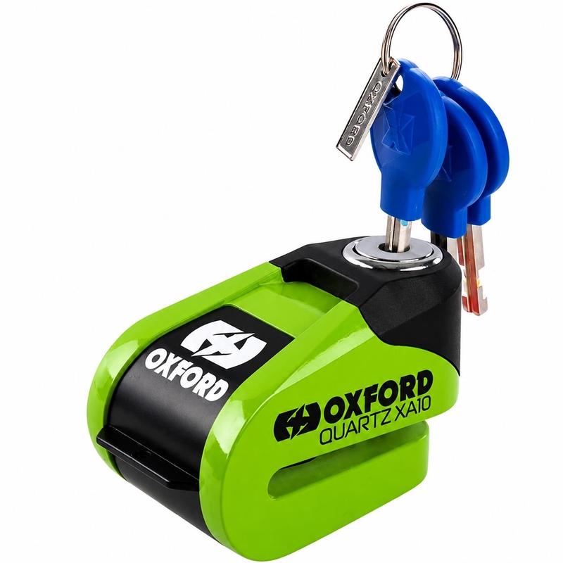 Oxford Quartz Alarm XA10 diskinių stabdžių užraktas – riboto leidimo, žalias