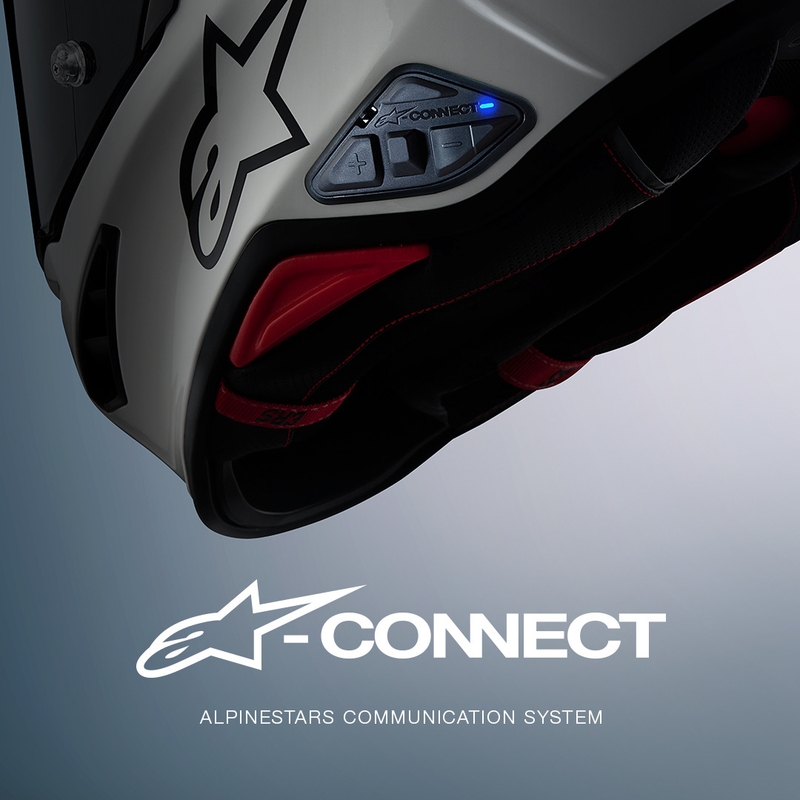 „Bluetooth“ motociklo domofonas „Alpinestars A-CONNECT“ sistema, juodas