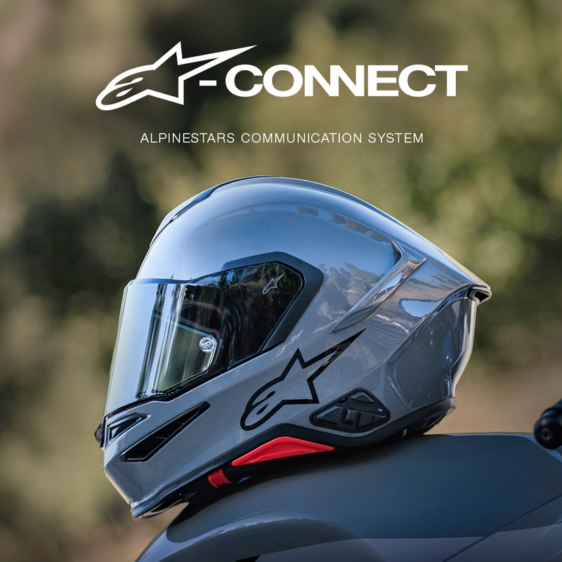 „Bluetooth“ motociklo domofonas „Alpinestars A-CONNECT“ sistema, juodas