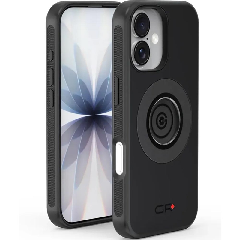 Greito atlaisvinimo telefono dėklas, skirtas Apple iPhone 16 GRxplore, juodas